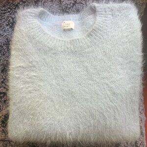 Warm Fuzzy Baby Blue Sweater
